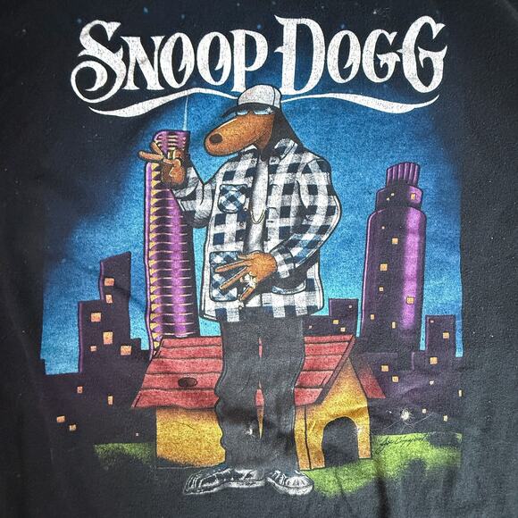Snoop Dogg Joe Cool Graphic Tee XL Black 2023 Daryl Daniels Dogg Collection - Picture 3 of 9